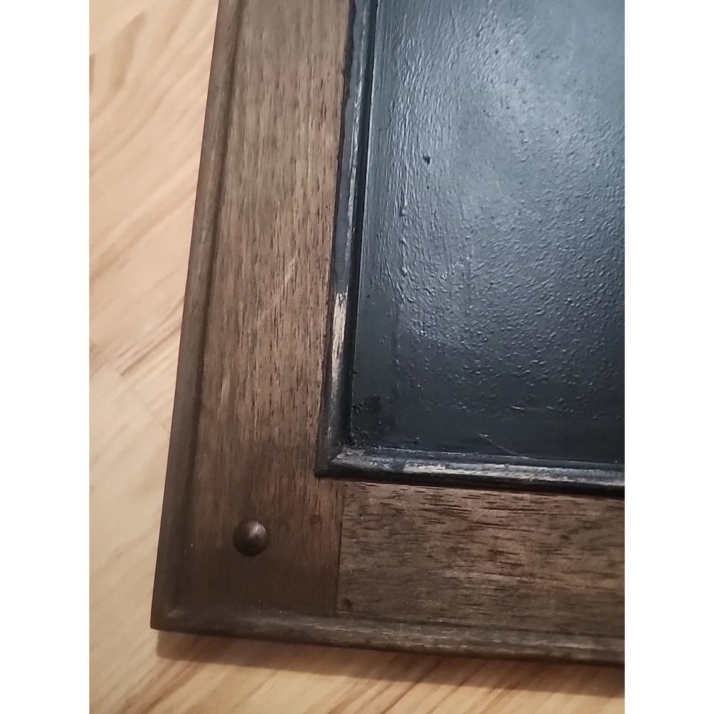 Handmade Painted Chalkboard rustic Wood Frame Farmhouse tiny ✋️holds chalk